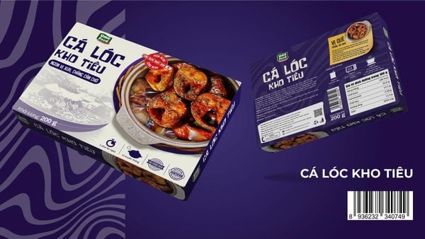  Cá Lóc Kho Tiêu Ăn Liền Uma' Food 200G 