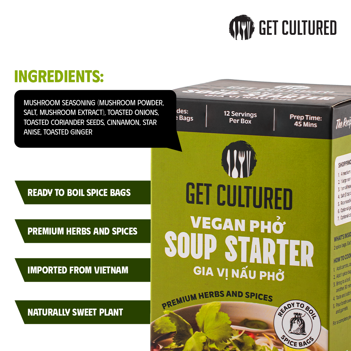  Vegan Phở Soup Starter 