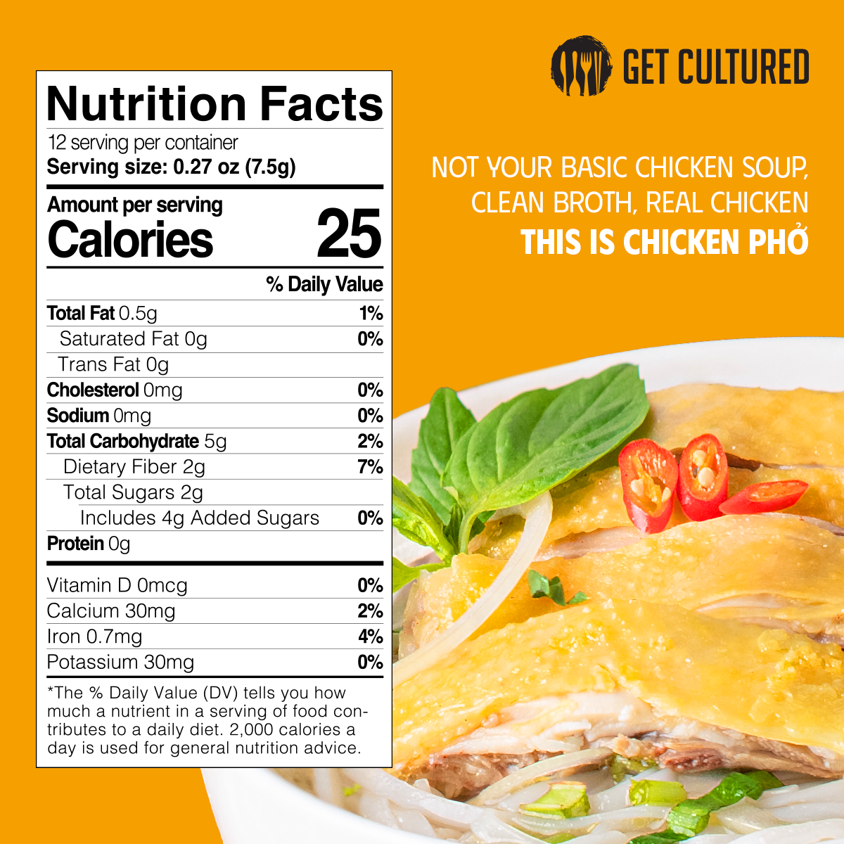  Chicken Phở Soup Starter 