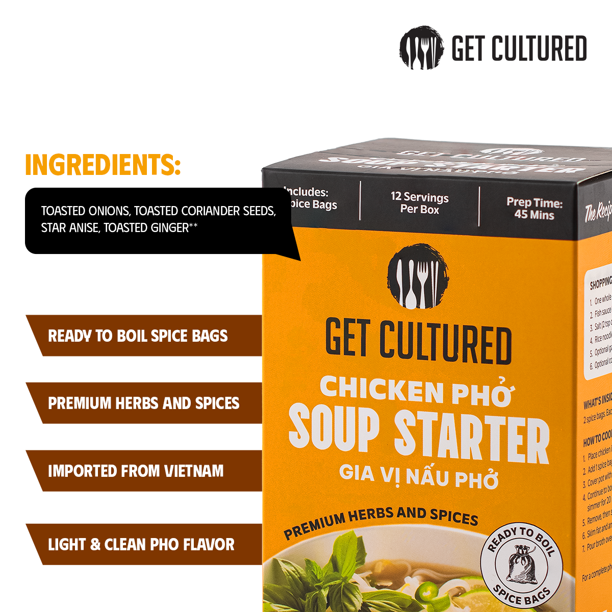  Chicken Phở Soup Starter 