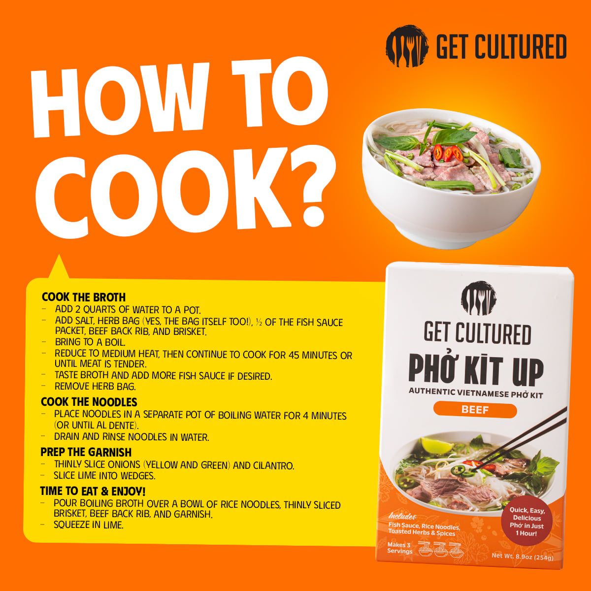  Phở Kit Up (Beef) 