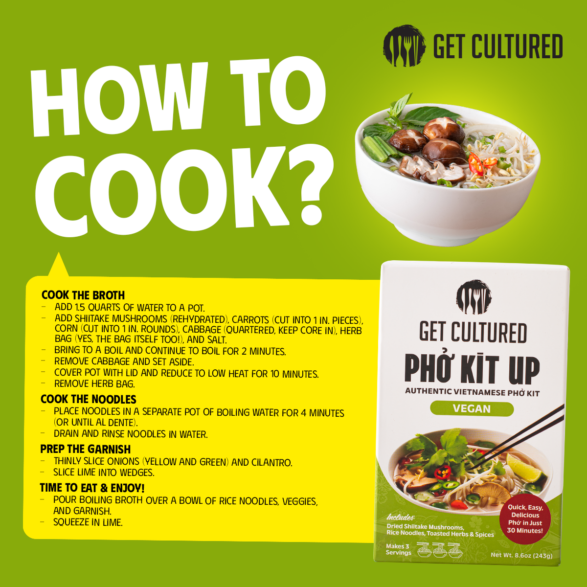  Phở Kit Up (Vegan) 