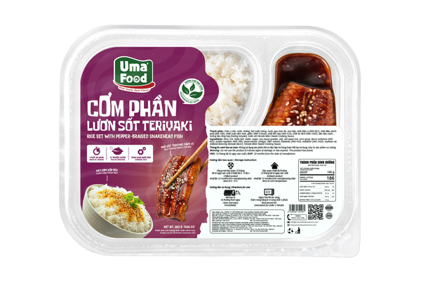  Cơm Phần Lươn Sốt Teriyaki Ăn Liền Uma' Food 280G 