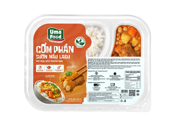  Cơm Phần Sườn Nấu La gu Ăn Liền Uma' Food 280G 