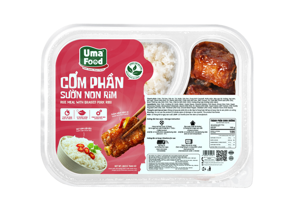  Cơm Phần Sườn Non Rim Ăn Liền Uma' Food 280G 