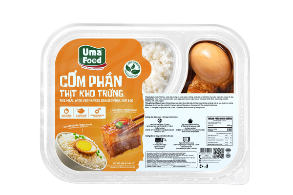  Cơm Phần Thịt Kho Trứng Ăn Liền Uma' Food 280G 