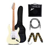  Bộ combo guitar điện Deviser LG2S và amply Smiger YX-15 giá rẻ dành cho người mới bắt đầu tập chơi 