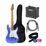  [Combo] Guitar điện DEVISER L-G2S + Amply AROMA AG-10S giá rẻ cho người mới tập chơi 