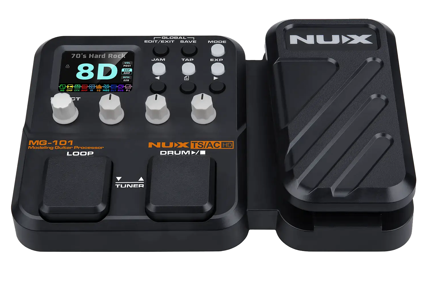  Phơ Guitar Nux Multi Effects Pedal Processor MG-101 