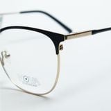  Gọng Kính Cận Unisex NOVA NV3080 – Dáng Vuông Bo Tròn, Thép Không Gỉ Mạ Ion Bền Bỉ 