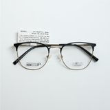  Gọng Kính Cận Unisex NOVA NV3080 – Dáng Vuông Bo Tròn, Thép Không Gỉ Mạ Ion Bền Bỉ 