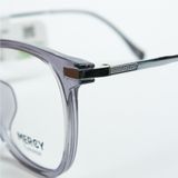  Gọng Kính Thời Trang MERCY Nhựa TR90 & Kim Loại Dáng Vuông Bầu Unisex 6019 