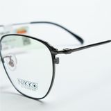  Gọng Kính Cận Nữ NIKKO N3073 – Dáng Đa Giác, Thép Không Gỉ IP Cao Cấp 