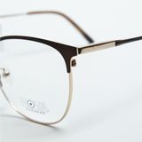  Gọng Kính Cận Unisex NOVA NV3080 – Dáng Vuông Bo Tròn, Thép Không Gỉ Mạ Ion Bền Bỉ 