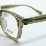  Gọng Kính Thời Trang MERCY Nhựa Acetate Dáng Tròn Unisex 24013 