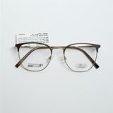  Gọng Kính Cận Unisex NOVA NV3080 – Dáng Vuông Bo Tròn, Thép Không Gỉ Mạ Ion Bền Bỉ 