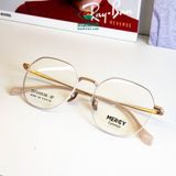  Gọng Kính Cận Nữ MERCY MC8005 – Dáng Đa Giác, Titanium IP Cao Cấp Siêu Nhẹ 