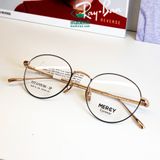  Gọng Kính Cận Unisex MERCY MC8116 – Dáng Oval, Titanium IP Cao Cấp Siêu Nhẹ 