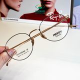  Gọng Kính Cận Unisex MERCY MC8116 – Dáng Oval, Titanium IP Cao Cấp Siêu Nhẹ 