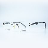  Gọng Kính Cận Nữ ESSENTIALS E70017 – Chữ Nhật Không Viền, Họa Tiết Cánh Bướm Sang Trọng 