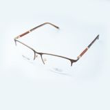  Gọng Kính Cận Nam NOVA NC3096 – Dáng Chữ Nhật Nửa Khung, Thép Không Gỉ Lịch Lãm 