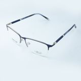  Gọng Kính Thời Trang Nam NOVA NV3095 – Dáng Chữ Nhật Nửa Khung, Thép Không Gỉ Lịch Lãm 