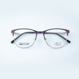  Gọng Kính Cận Nữ NOVA NV3074 – Dáng Mắt Mèo Sang Trọng, Thép Không Gỉ Cao Cấp 