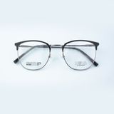  Gọng Kính Cận Unisex NOVA NV3080 – Dáng Vuông Bo Tròn, Thép Không Gỉ Mạ Ion Bền Bỉ 