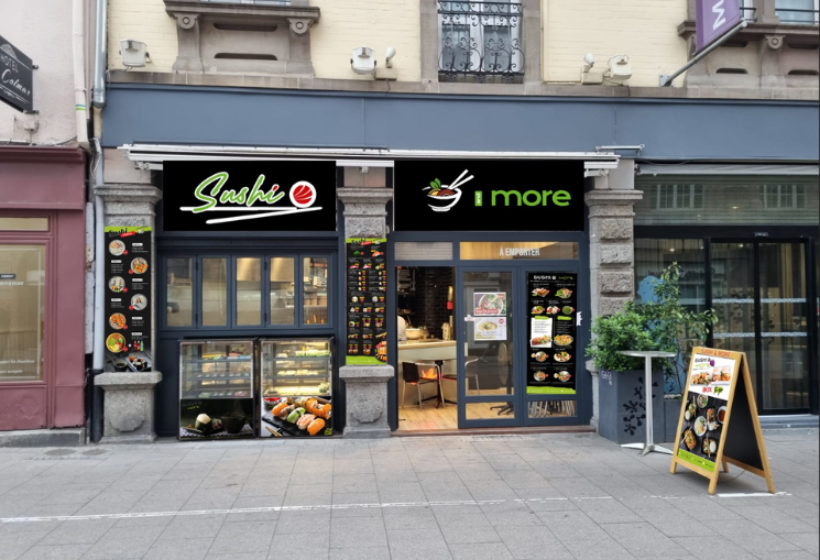  [Á] Sushi & More (Quán ăn nhanh tiện lợi gần Ga) 
