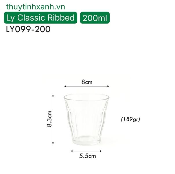 Tall Handled Tiki Glass Mug