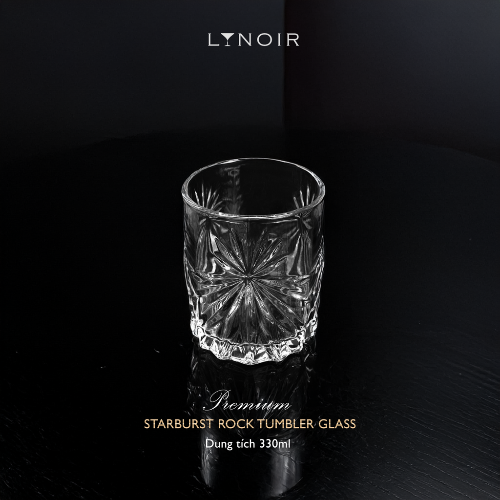 Starburst Rock Tumbler Glass