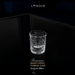 Basket Weave Tumbler Glass