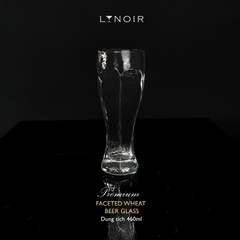 Faceted Wheat Beer Glass