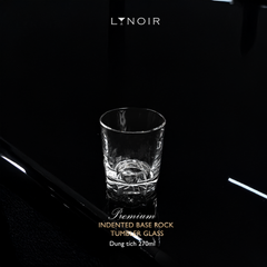 Indented Base Rock Tumbler Glass