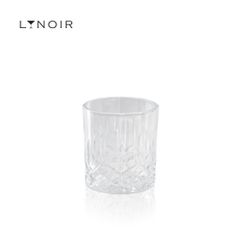 Ly Thủy Tinh Whisky Starburst Bottom Tumbler Glass 250ml [LYNOIR] – Tặng Đế Lót Ly Gỗ Khắc Miễn Phí