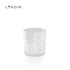 Ly Thủy Tinh Whisky Starburst Rock Tumbler Glass 330ml [LYNOIR] – Tặng Đế Lót Ly Gỗ Khắc Miễn Phí