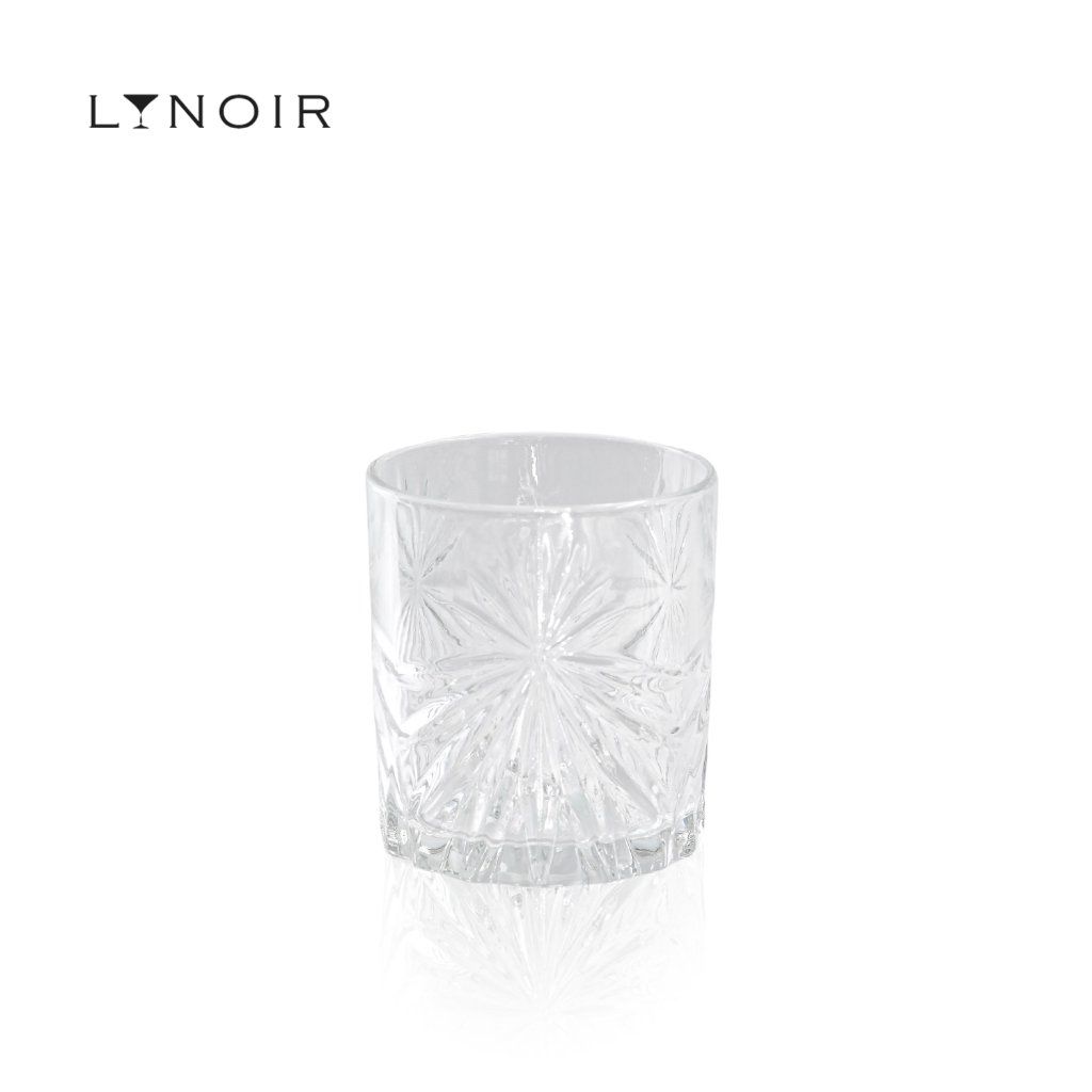 Ly Thủy Tinh Whisky Starburst Rock Tumbler 330ml [LYNOIR-LY035] – Tặng Đế Lót Ly Gỗ Khắc Miễn Phí