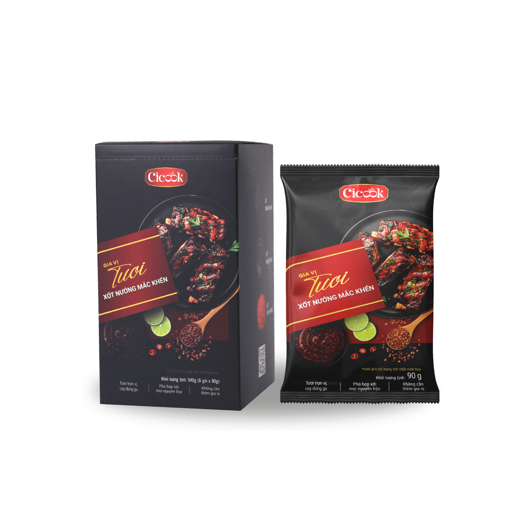  Gói Xốt Nướng Mắc Khén 90G 