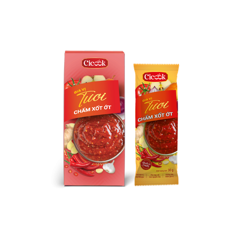  Hộp chấm xốt ớt 180G 