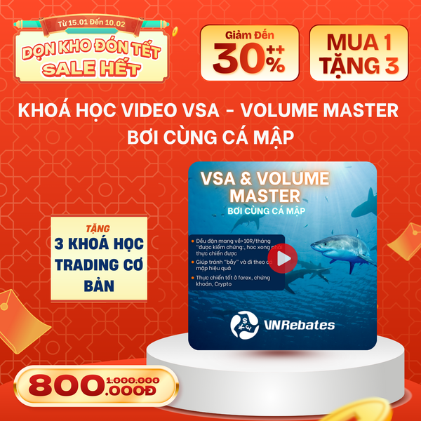 Khóa học Video VSA & Volume Master - Bơi cùng cá mập