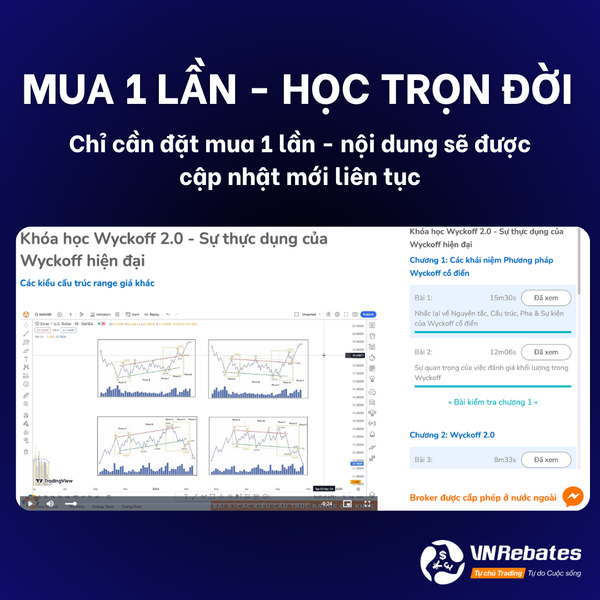 Khóa học Video Wyckoff 2.0 - Sự thực dụng của Wyckoff hiện đại