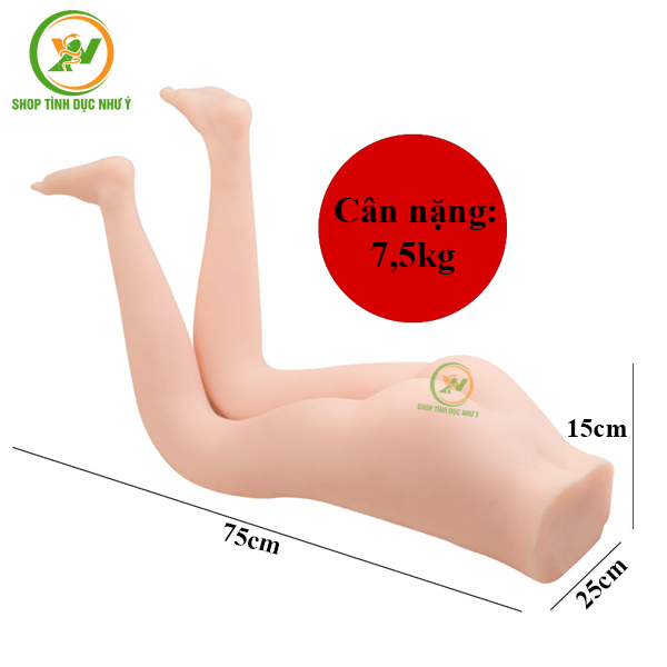 Búp bê silicon nửa thân dưới khung xương chỉnh được