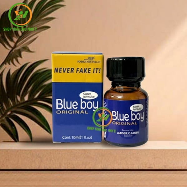Chai thuốc hít Popper Blue Boy 10ml tăng khoái cảm