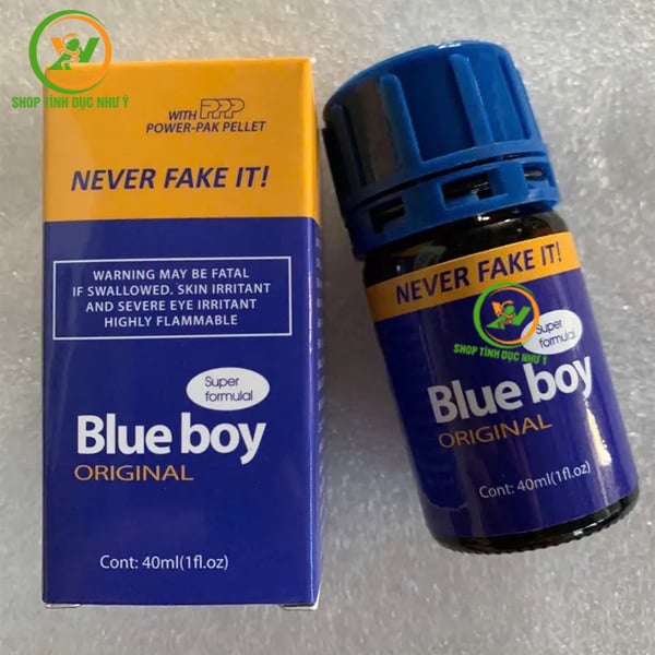 Chai thuốc hít Popper Blue Boy 10ml tăng khoái cảm