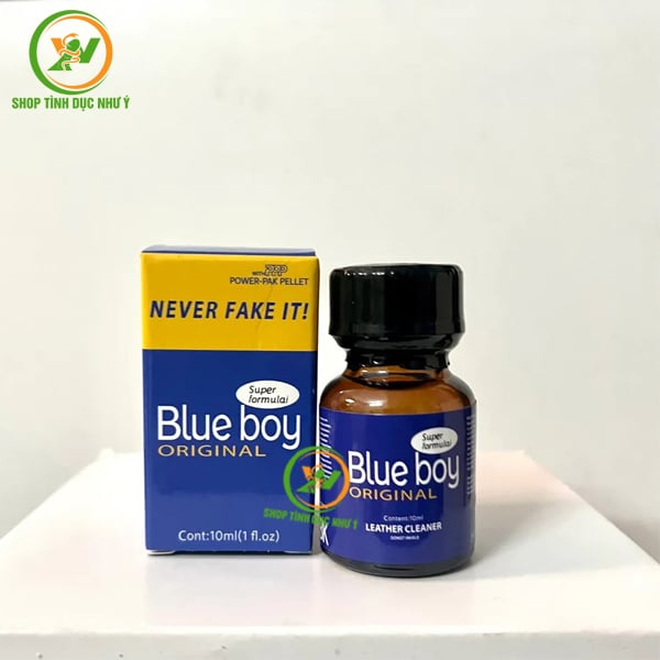 Chai thuốc hít Popper Blue Boy 10ml tăng khoái cảm