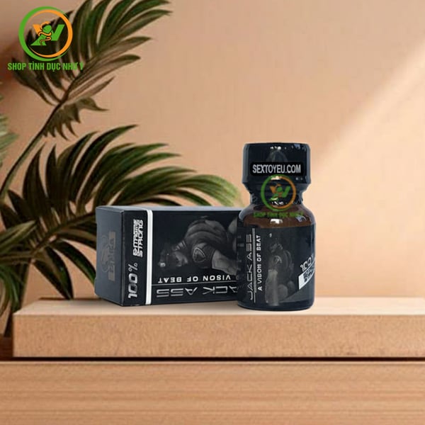 Chai thuốc hít Popper Jack Ass 10ml tăng khoái cảm