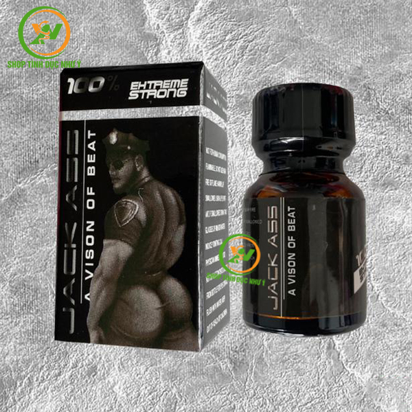 Chai thuốc hít Popper Jack Ass 10ml tăng khoái cảm