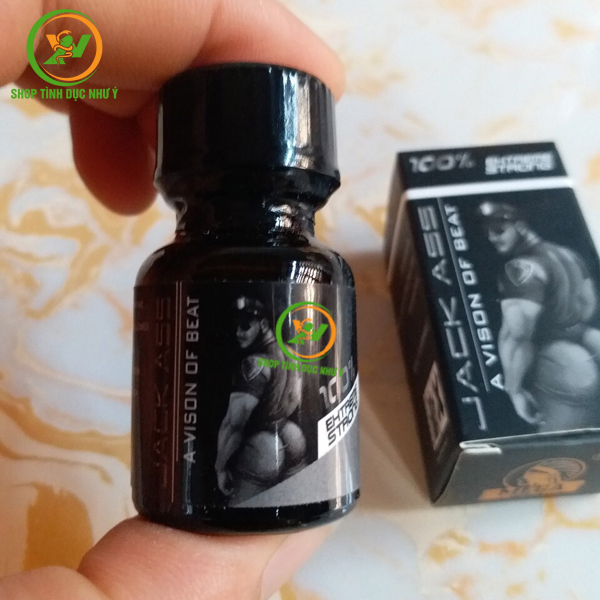 Chai thuốc hít Popper Jack Ass 10ml tăng khoái cảm