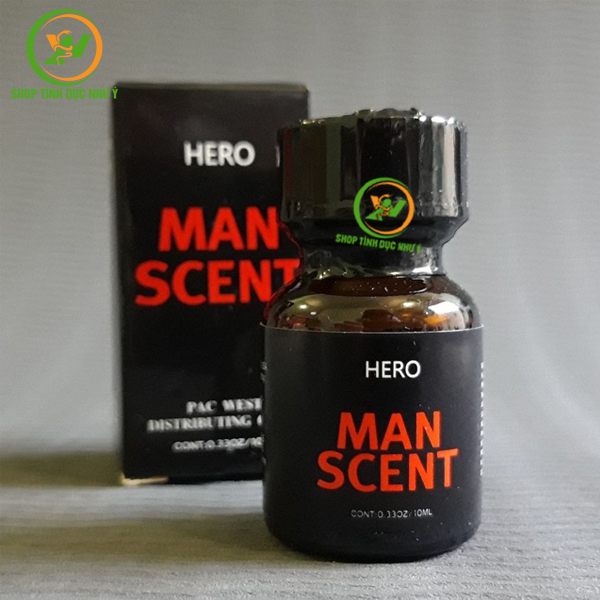 Chai thuốc hít Popper Man Scent 10ml tăng khoái cảm