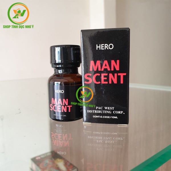 Chai thuốc hít Popper Man Scent 10ml tăng khoái cảm